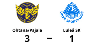 3-1-seger för Ohtana/Pajala – besegrade Luleå SK