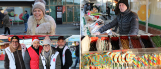 Kall men välbesökt julmarknad i Hultsfred – dubbelt med knallar