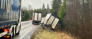 Lastbilsolyckan orsakade tvärstopp i trafiken