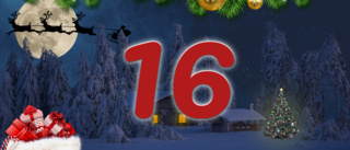 Här hittar du lucka 16 i Elins julkalender