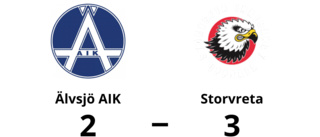 Uddamålsseger när Storvreta besegrade Älvsjö AIK