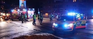 Bilkrock på Svartbäcksgatan – två förda till sjukhus