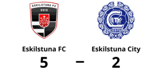 Seger för Eskilstuna FC – efter Leo Toumas hattrick