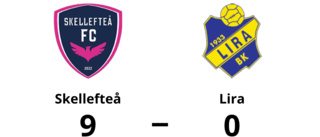 Bortaförlust för Lira - 0-9 mot Skellefteå