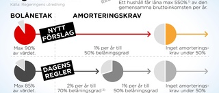 Förslaget: Mjukare krav på bolån