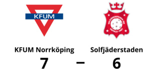 Förlust för Solfjäderstaden mot KFUM Norrköping med 6-7