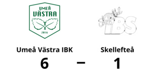 Umeå Västra IBK tog klar seger mot Skellefteå