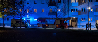 Brand på spis i flerfamiljshus i centrala Linköping  