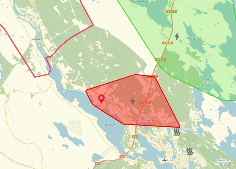 Strömavbrottet började strax efter klockan 07 på torsdagsmorgonen. 