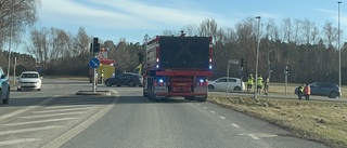 Misstänkt rattfylleri vid trafikolycka – en till sjukhus