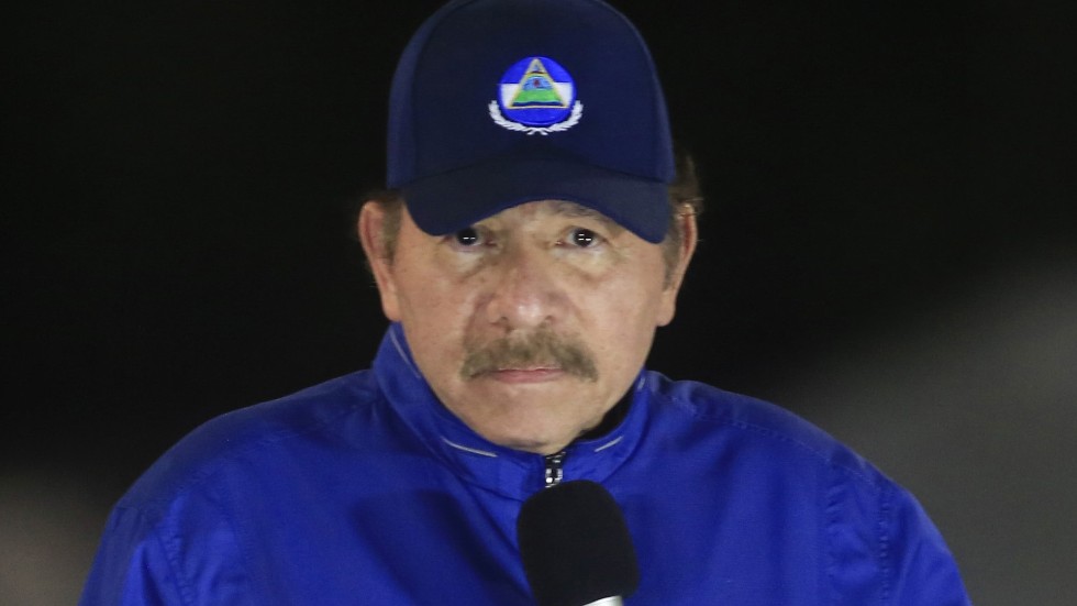 Nicaraguas president Daniel Ortega. Arkivbild.