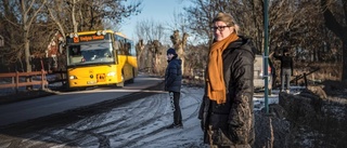 Marcus får inte kliva på skolbussen