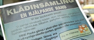 Oseriös insamling har återkommit