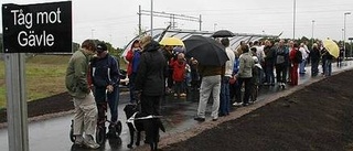 Nu stannar tåget i Mehedeby