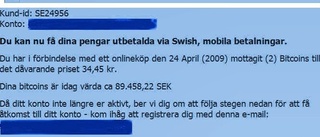 Nya bluffmail avslöjade