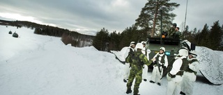 Övningsdags: Soldater intar länet