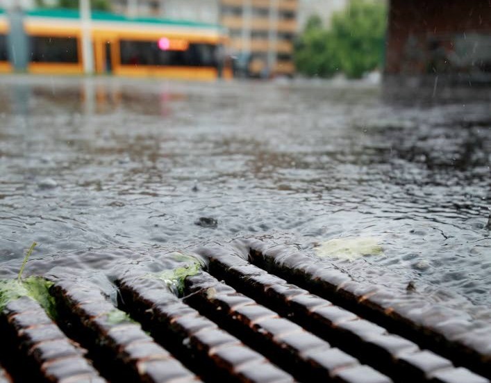 Under januari sattes det nederbördsrekord i Norrköping.