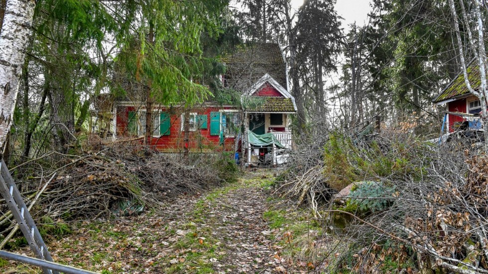 Tvisten rör denna fastighet utanför Uppsala. Arkivbild.