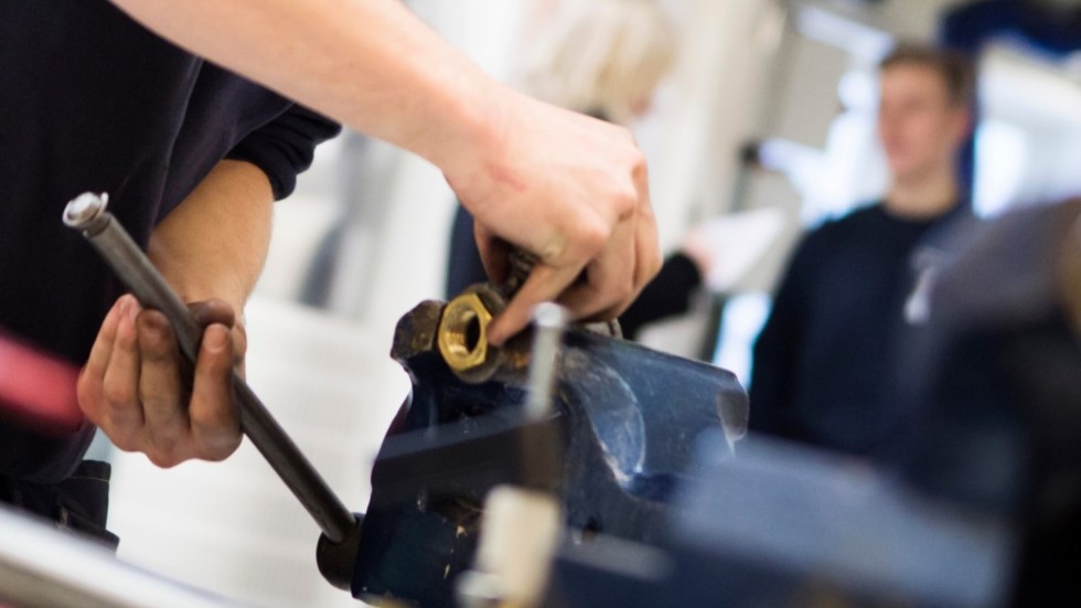 Wisbygymnasiets VVS-program håller till på norr.