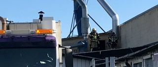 Glödbrand i silo i Norrköping