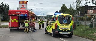 Två till sjukhus efter trafikolycka