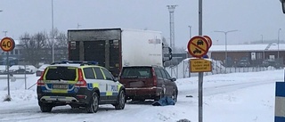 Trafikolycka vid Norrköpings flygplats