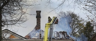 Ny brand på Regnaholms slott