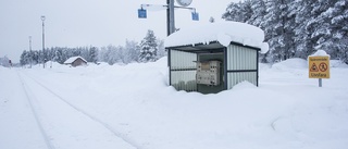 Stora problem med skoteråkning på järnvägen