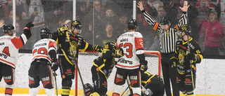 Jubel i hallen efter VH:s första match i Hockeyallsvenskan