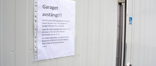 Garage akutstängdes – taket nära rasa in