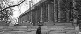 Inte första gången domkyrkan täcks av plank