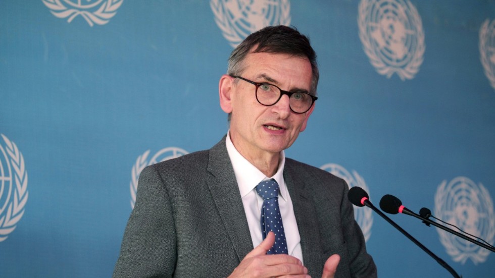 FN-sändebud Volker Perthes uppmanar parterna att respektera den nya vapenvilan. Arkivbild.