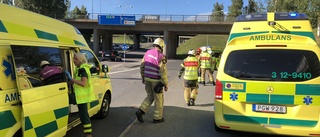 Trafikolycka i centrala Skellefteå – två vårdas med lindriga skador 