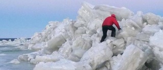 Mäktiga isfenomenet i Luleå skärgård