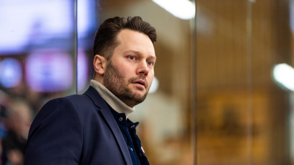 VIK:s tränare Martin Gudmundsson.