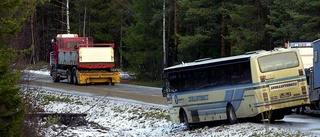 Buss i diket i Björkhammar