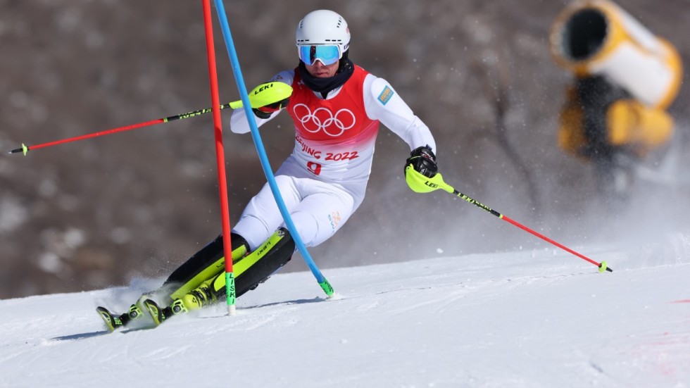 Kristoffer Jakobsen i OS-backen.
