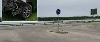 Tappade korven i knät – orsakade trafikolycka