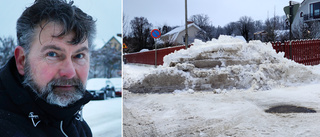 Ulf har tröttnat på kampen mot snöhögen och regionen