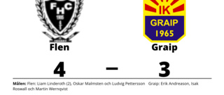 Graip föll med 3-4 mot Flen