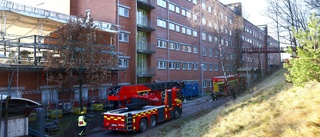 Brand på Halmstad sjukhus