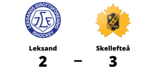 Straffar avgjorde - Skellefteå vann mot Leksand