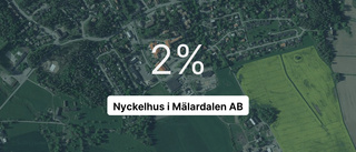 Omsättningen tar fart för Nyckelhus i Mälardalen AB - men resultatet sjunker