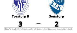 Efterlängtad seger för Torstorp B - steg åt rätt håll mot Sonstorp