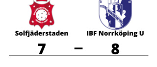 IBF Norrköping U för tuffa för Solfjäderstaden - förlust med 7-8