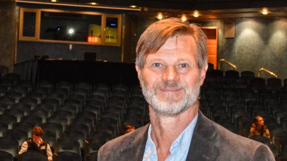 Stefan Arrelid, ordförande för Naturskyddsföreningen i Norrköping inför öppningen av rikstämman i Louie de Geer i Norrköping.