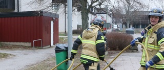 Brandlarmet var torrkokning