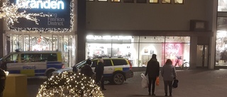 Man omhändertogs på galleria