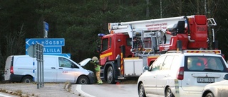 JUST NU: Två bilar har krockat utanför Hultsfred