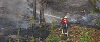 Söker ersättning för brandsläckning